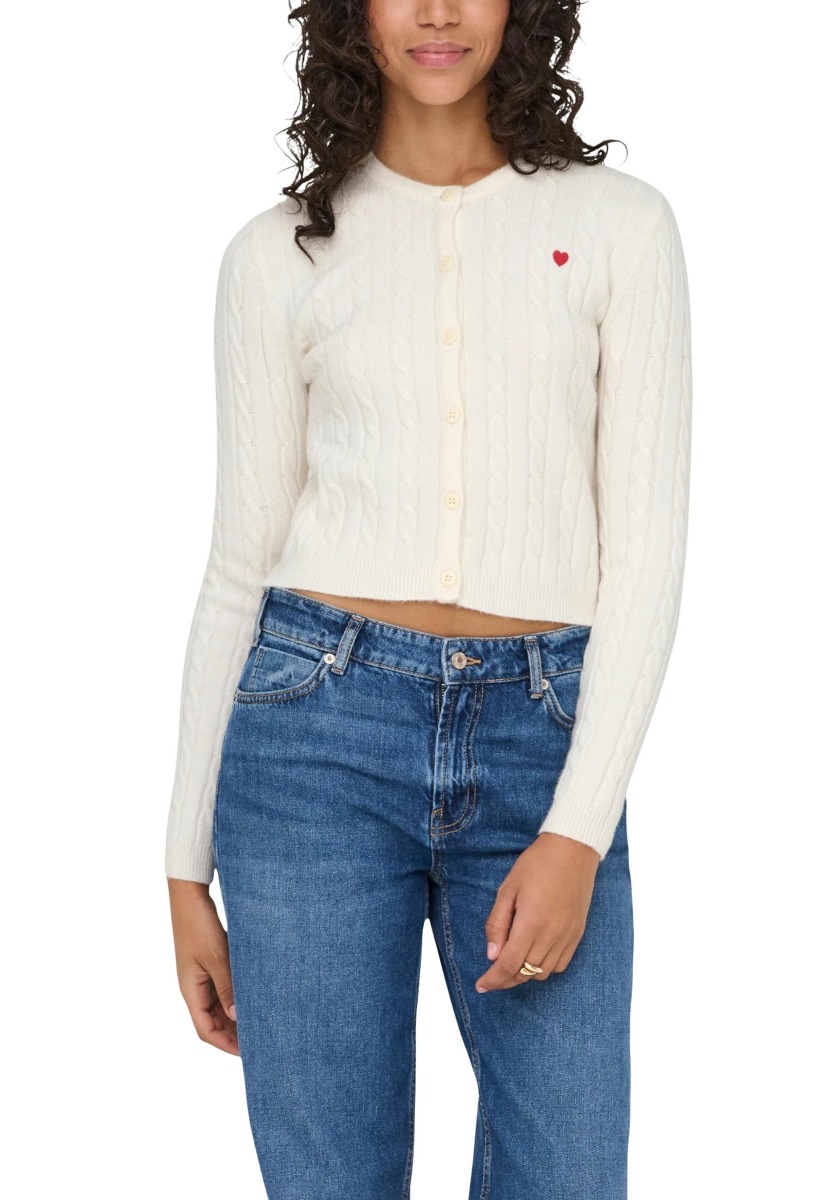 Only Cardigan femei cu nasturi, mâneci lungi