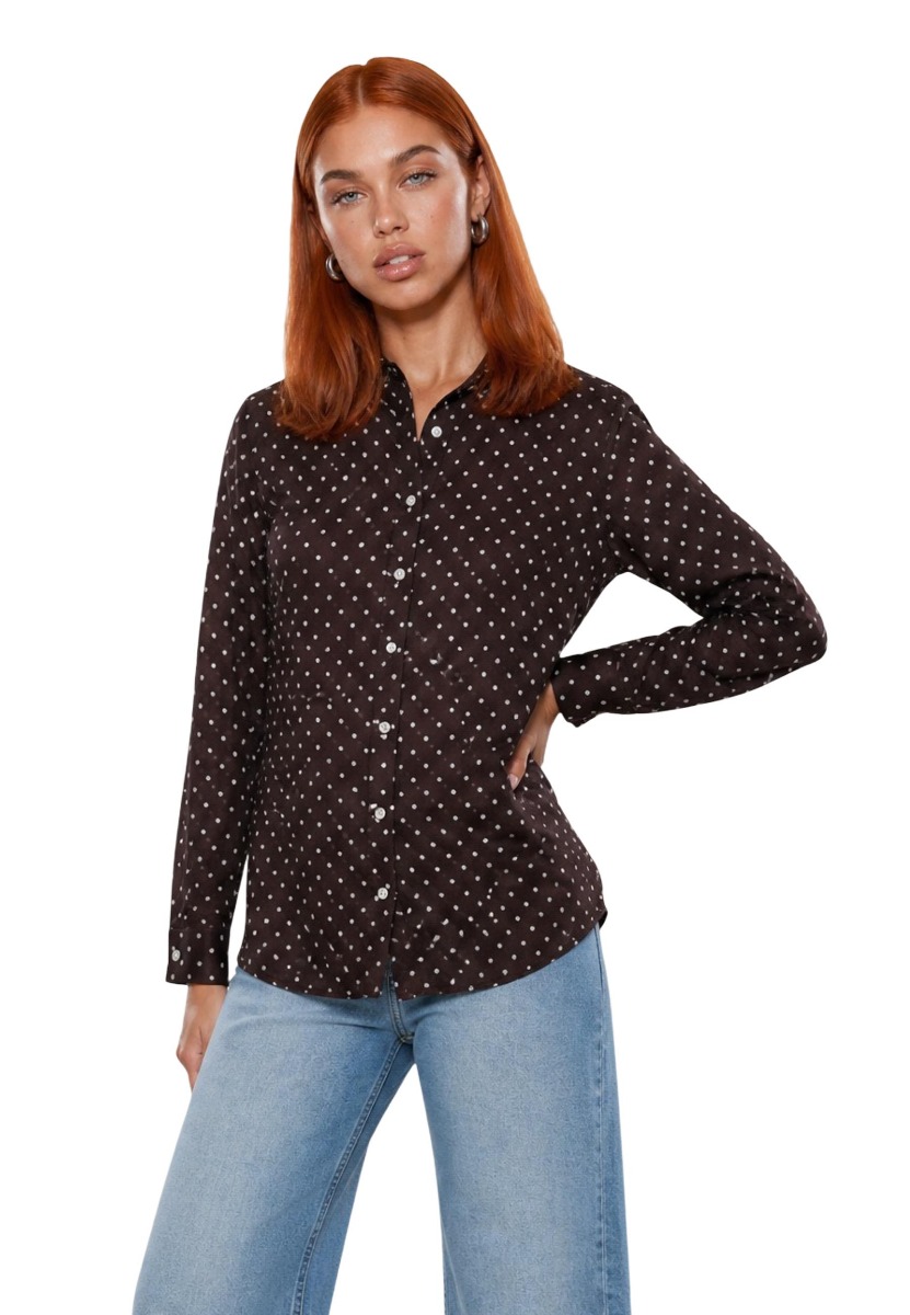 Bluza Guess pentru femei cu mâneci lungi și imprimeu