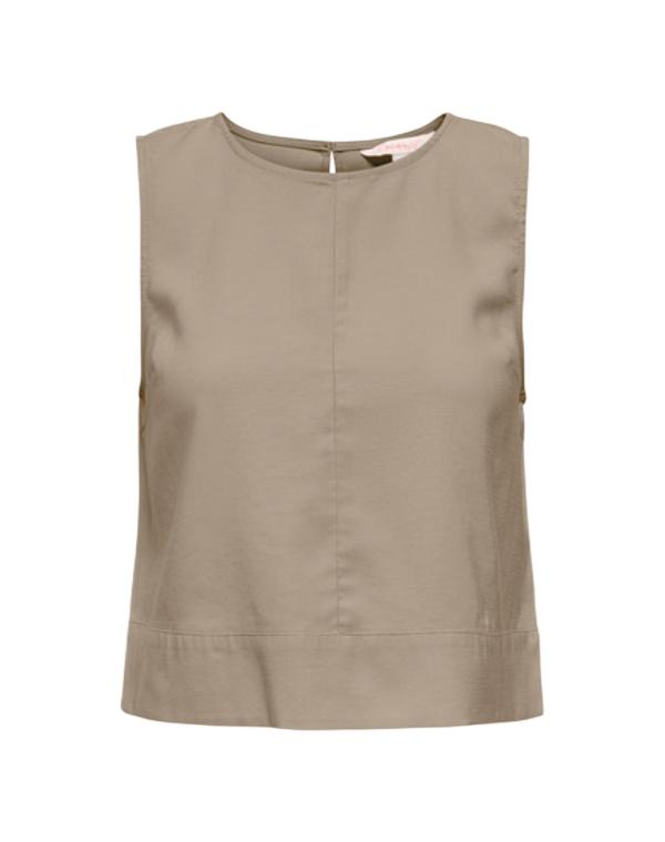 Only Bluza Femei fără mâneci cu nasturi