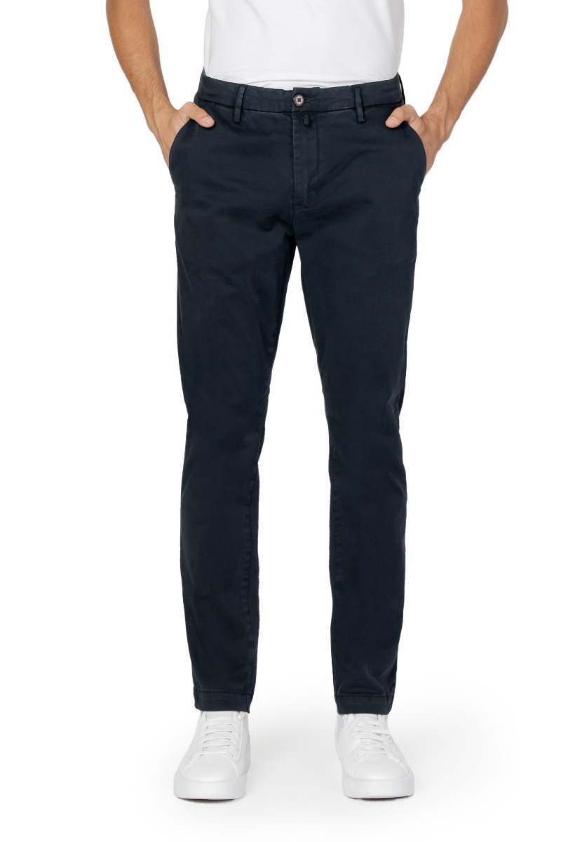 Pantaloni bărbați Borghese slim fit din bumbac