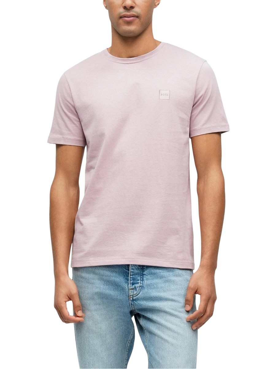 Tricou bărbați Boss din bumbac cu mâneci scurte