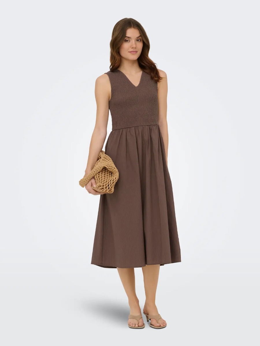 Rochie de damă Only din bumbac, fără mâneci