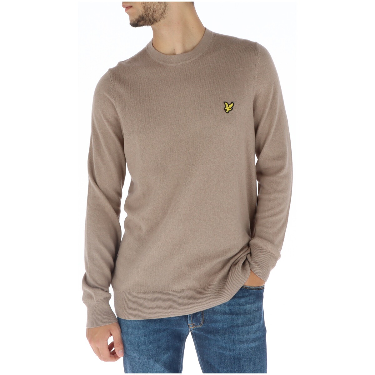 Lyle & Scott Pulover bărbați din bumbac și lână merino