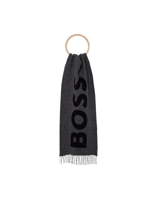 Boss Eșarfă bărbați din lână