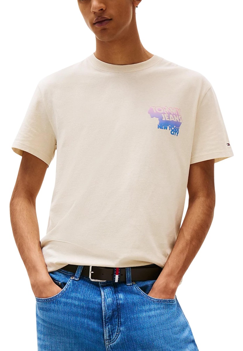 Tricou bărbați Tommy Hilfiger Jeans din bumbac organic