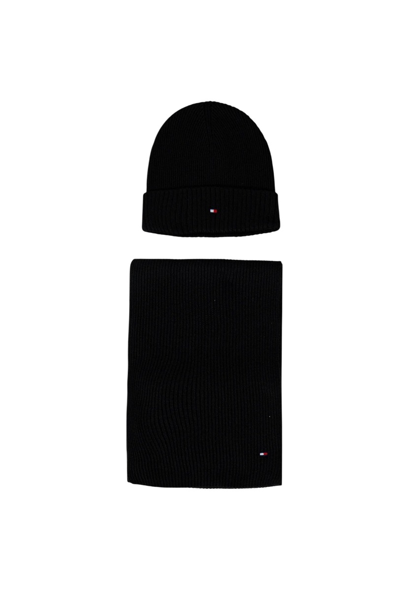 Eșarfă bărbați Tommy Hilfiger din bumbac și cașmir