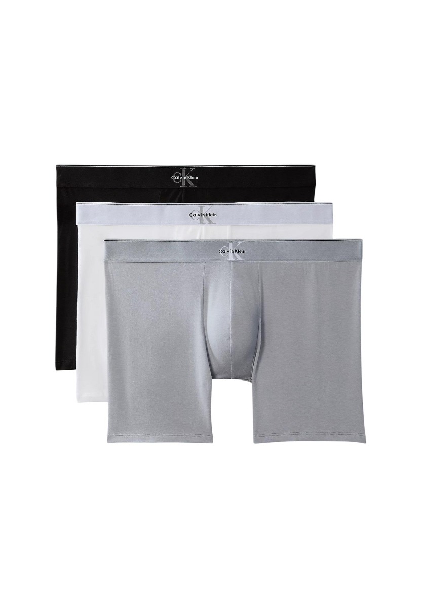Boxeri bărbați din bumbac Calvin Klein Underwear, set 3 bucăți
