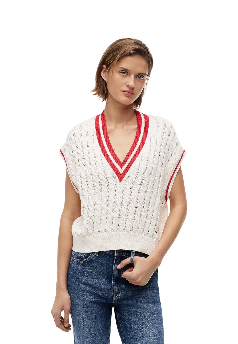 Tommy Hilfiger Jeans Vestă Femei
