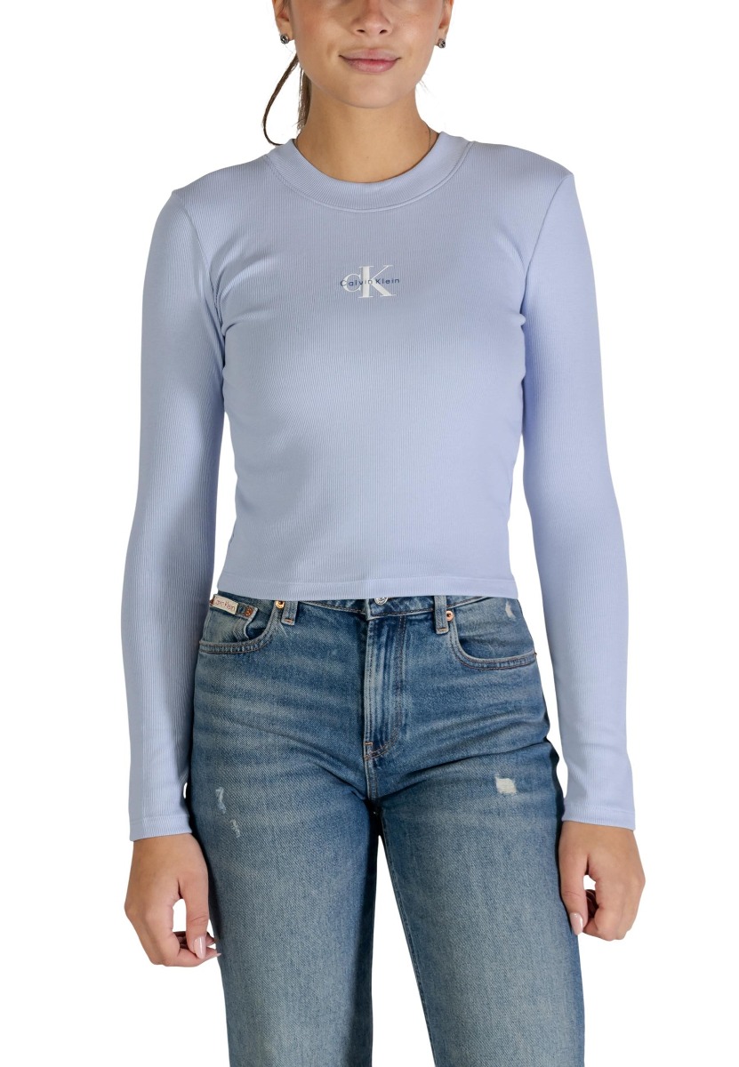 Bluza femei cu mâneci lungi și decolteu rotund Calvin Klein Jeans