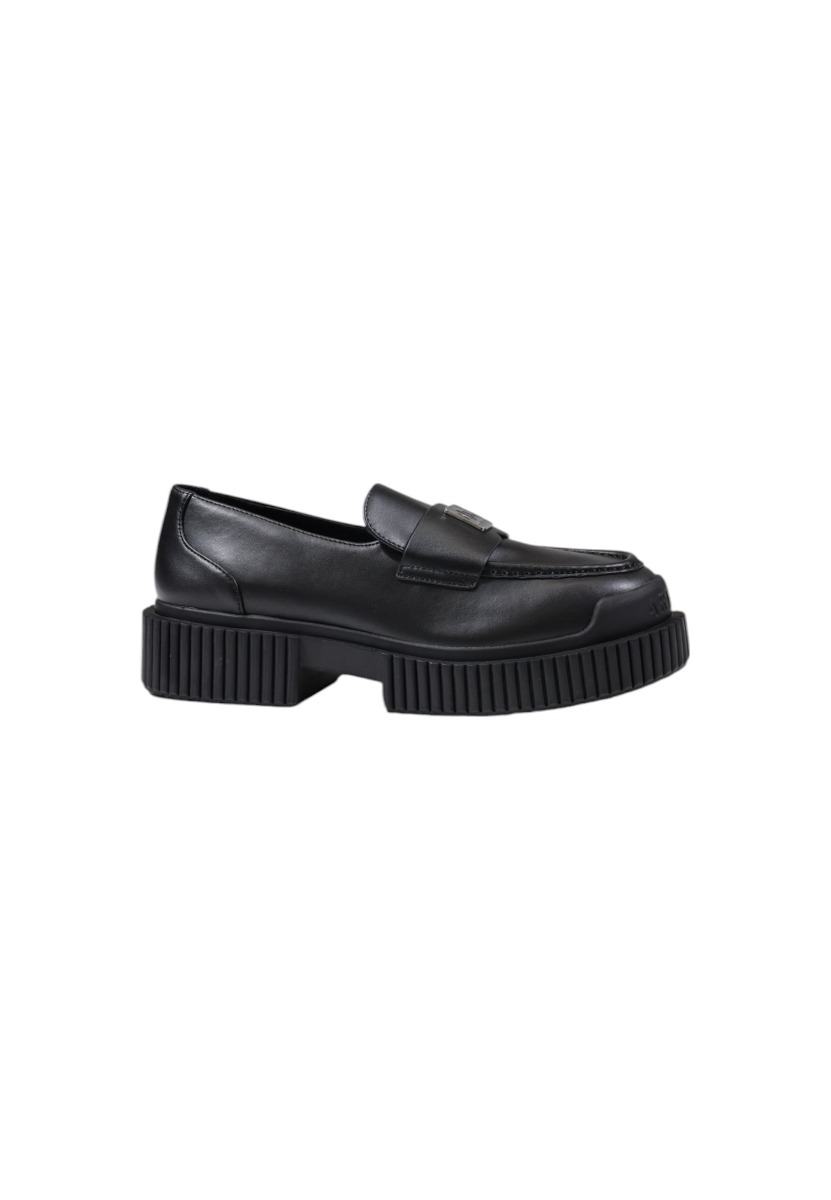 Mocasini Armani Exchange femei din piele