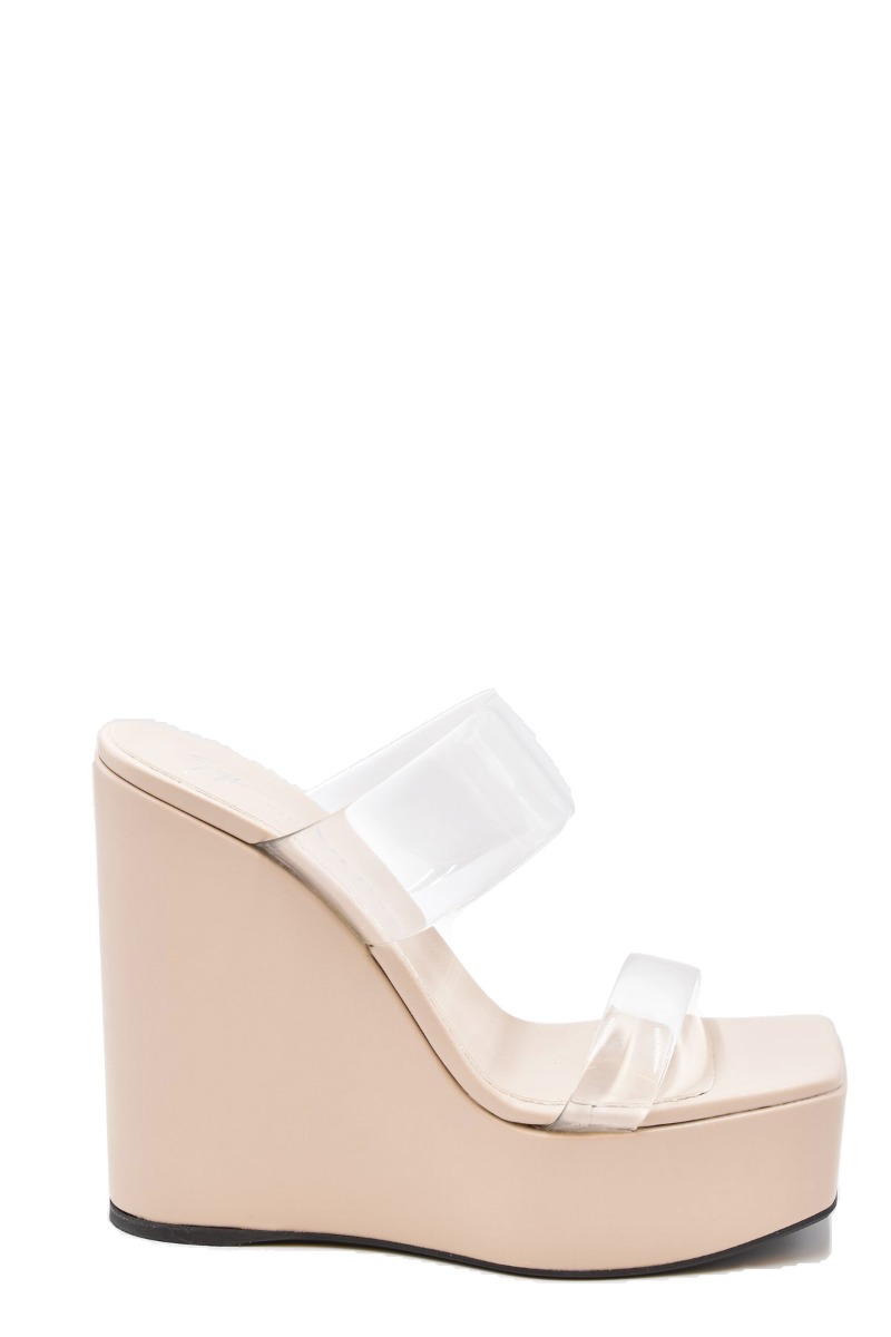 Sandale cu platformă din piele naturală pentru femei Giuseppe Zanotti