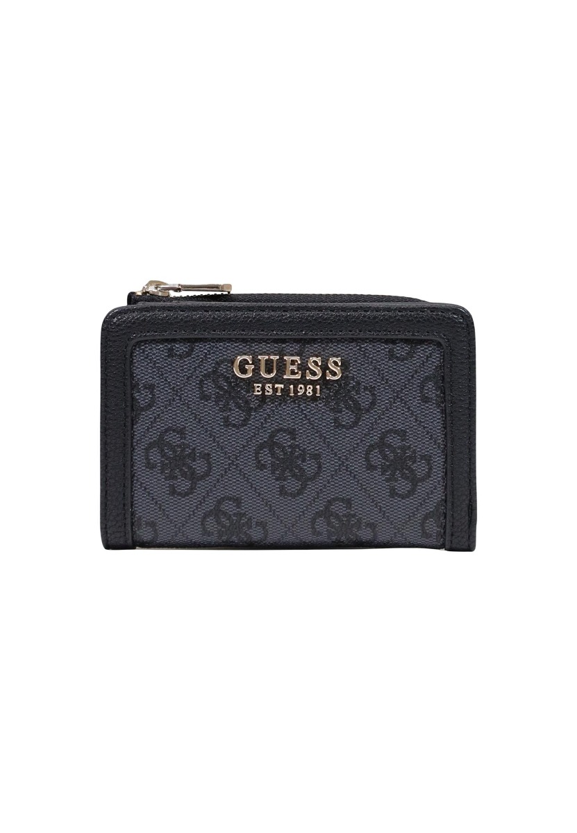 Portofel Guess femei cu imprimeu și fermoar