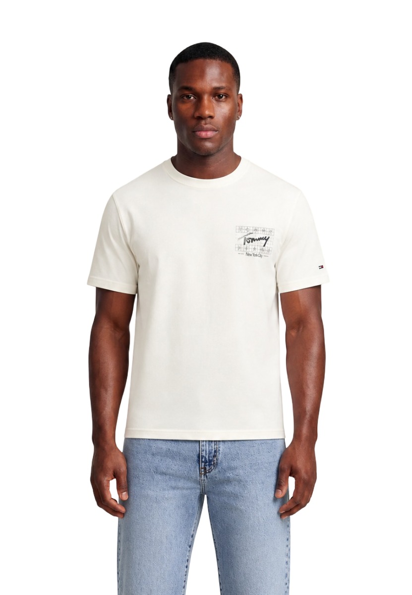 Tricou bărbați Tommy Hilfiger Jeans din bumbac organic