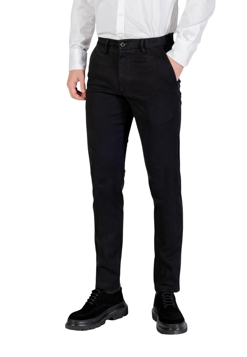 Pantaloni bărbați Borghese din bumbac cu elastan