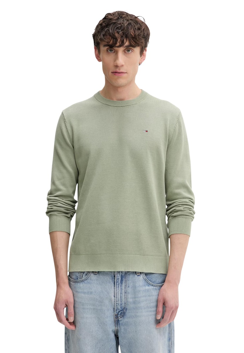 Pulover bumbac organic Tommy Hilfiger Jeans bărbați