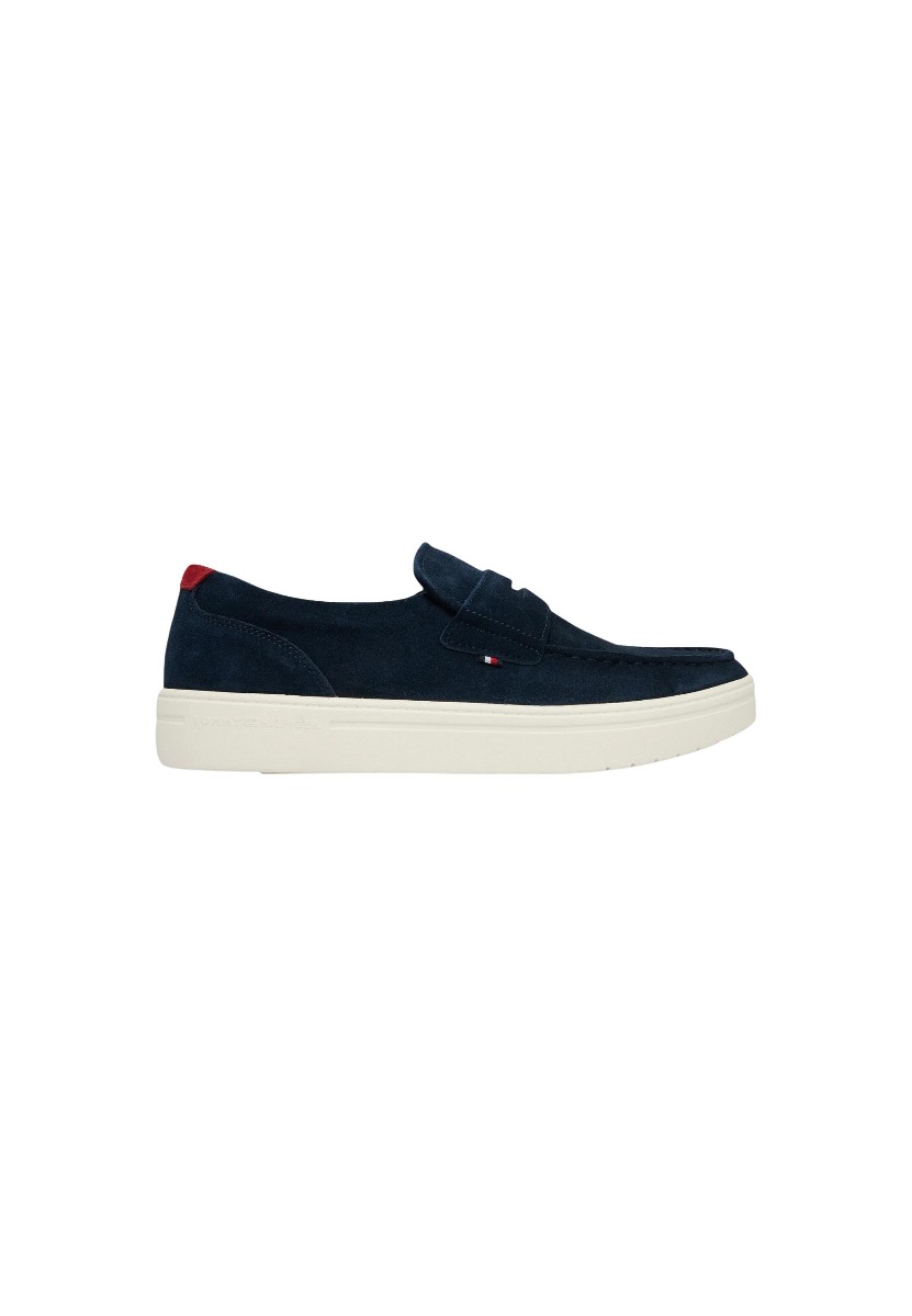 Mocasini bărbătești din piele întoarsă Tommy Hilfiger