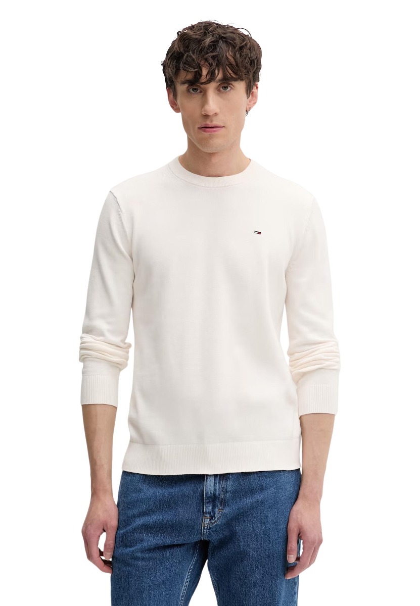 Tommy Hilfiger Jeans Pulover bărbați din bumbac organic