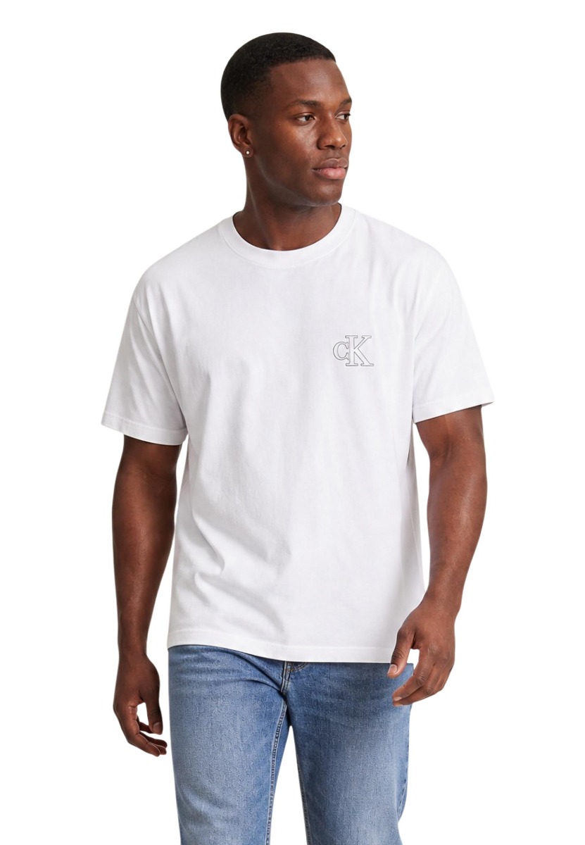 Calvin Klein Jeans Tricou bărbați bumbac mânecă scurtă