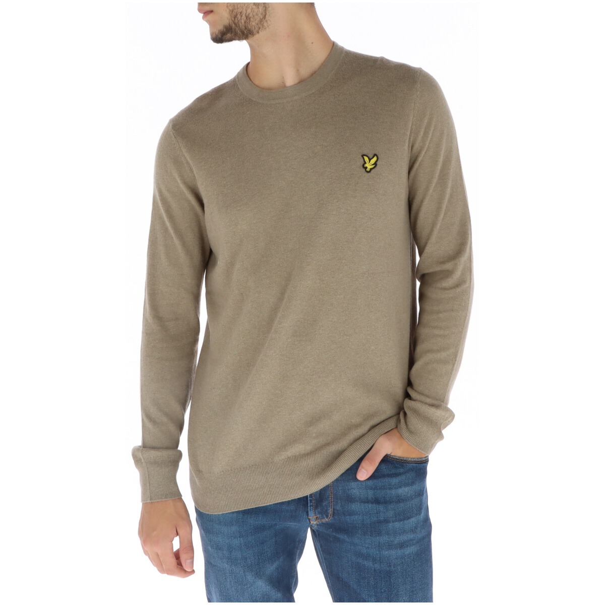 Pulover bărbați Lyle & Scott din bumbac și lână merino