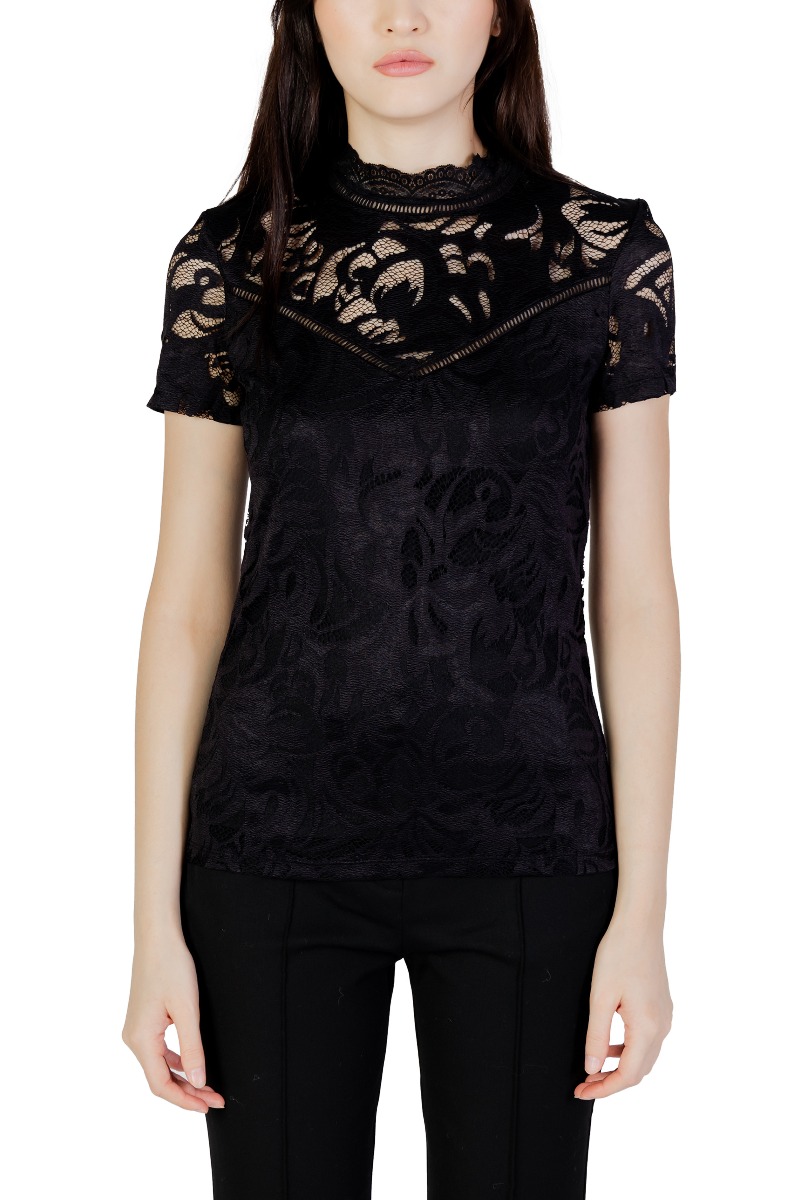 Vila Clothes Bluza femei cu mâneci scurte