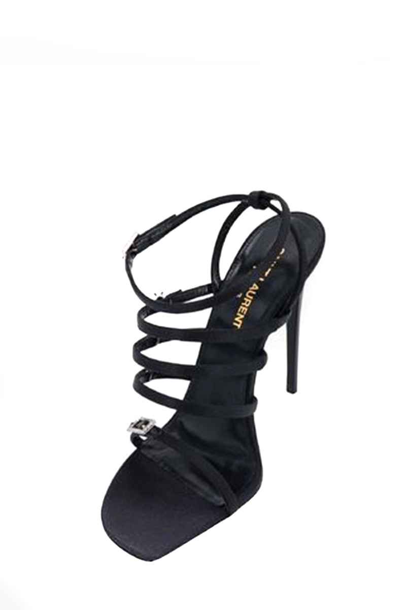 Sandale damă Saint Laurent din piele naturală cu toc stiletto