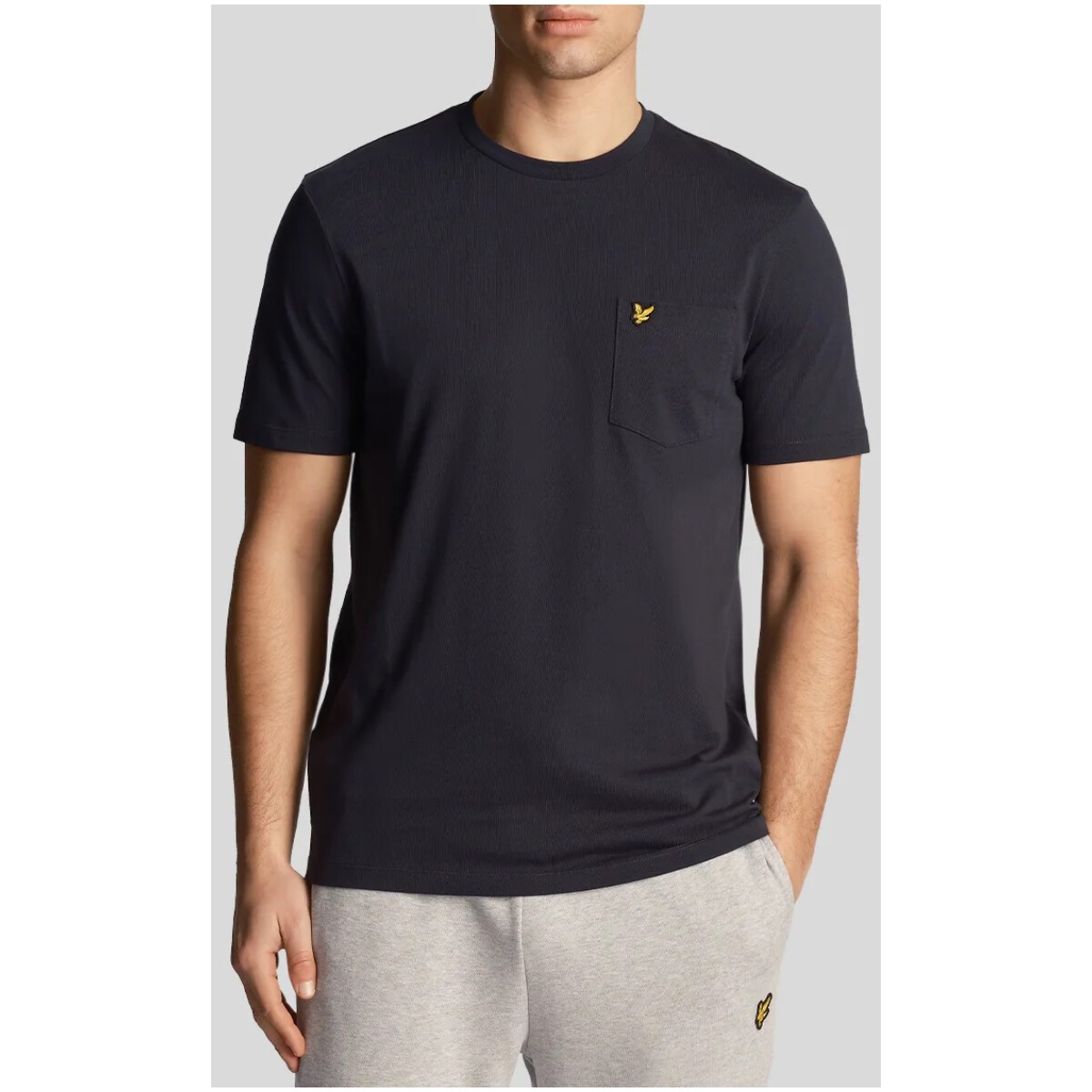Lyle & Scott Tricou bărbați cu imprimeu și buzunar